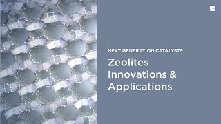 Zeolites Innovations amp Applications  enables cleaner cement production  next generation catalysts [upl. by Learsiy]