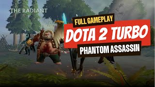 DOTA 2 TURBO HOW TO PLAY PHANTOM ASSASSIN NICE TEAM FIGHT SO BEAUTIFUL [upl. by Syst]