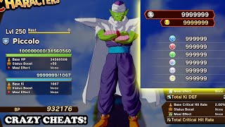 Dragon Ball Z Kakarot CHEATS INFINITE EXP HP KI ITEMS amp MORE MAX LV 250 POWER PC TRAINER [upl. by Sauer]