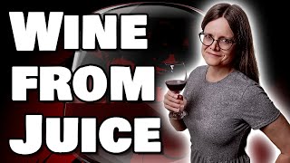 How to Make Easy Homemade Wine from Store Bought Juice [upl. by Nwahsear60]