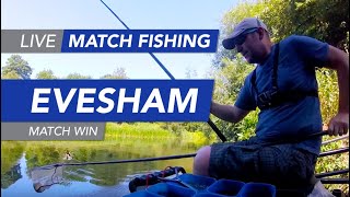 Live Match Fishing River Avon Evesham Match Win [upl. by Llorrac228]