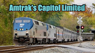 Amtrak Capitol Limited Train  A Temporary Farewell [upl. by Gnoix106]