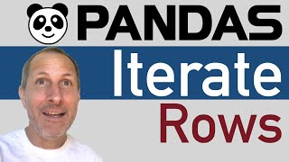 Python Pandas  How to Iterate Rows of a DataFrame [upl. by Roehm562]