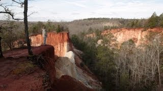 Providence Canyon State Park in Lumpkin GA with Road Trip Story [upl. by Orji464]