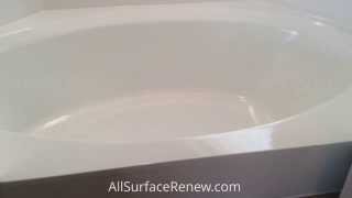 Reglazing a cultured marble tub and shower [upl. by Landers]