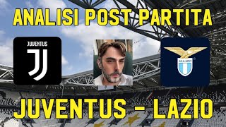 JUVENTUS LAZIO ANALISI POST PARTITA [upl. by Furmark469]