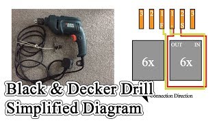 Black amp Decker Drill  Simplified Diagram [upl. by Wina73]