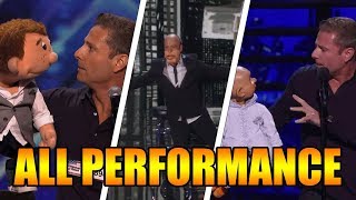 Paul Zerdin Ventriloquist Americas Got Talent 2015 All Performances｜GTF [upl. by Airehtfele]