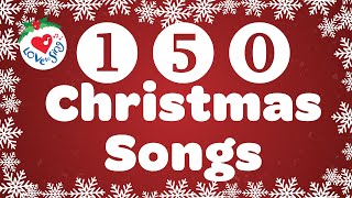 150 Top Christmas Songs and Carols Playlist with Lyrics 🎄 [upl. by Esinyt]