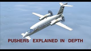 PUSHER AIRCRAFT Configuration EXPLAINED IN DEPTH [upl. by Anh952]