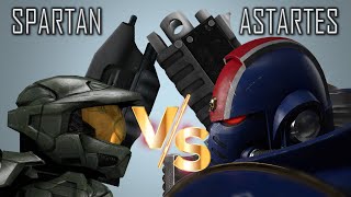 15 Factors Comparison Space Marine vs Spartan II [upl. by Sclater450]