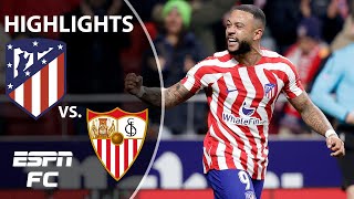 Atletico Madrid vs Sevilla  La Liga Highlights  ESPN FC [upl. by Manning]