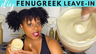 How to Make your Own LEAVE IN Conditioner  Fenugreek and Horsetail for Hair Growth [upl. by Lahcar]