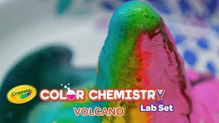 NEW Crayola Color Chemistry  Erupting Volcano  Crayola Product Demo [upl. by Salvucci]