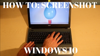 How to Take a Screenshot in Windows 10 [upl. by Mloc]