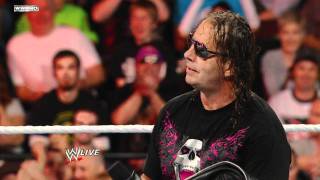 Raw  Bret Hart confronts WWE Champion Alberto Del Rio [upl. by Kitti]