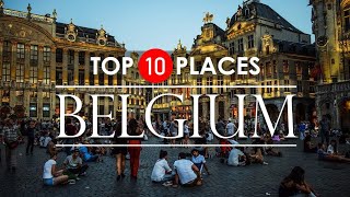 Top 10 Beautiful Places to Visit in Belgium  Belgium Travel Video [upl. by Lehctim]