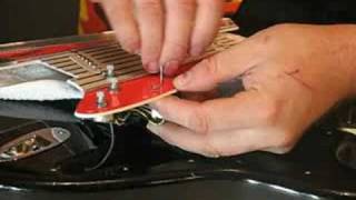 Replacing Installing Removing a Guitar Pickguard Part 2 [upl. by Anirual]