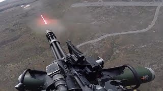 US Marines Firing The Powerful GAU21 Machine Gun amp M134 Minigun  Close Air Support Trainings [upl. by Chien]