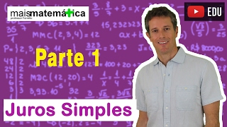 Matemática Básica  Aula 28  Juros Simples parte 1 [upl. by Per]