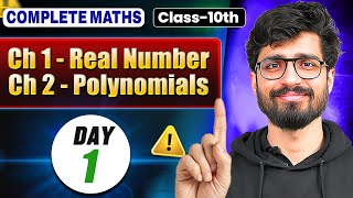 Class 10 Maths  Day 1  Real Numbers amp Polynomials  Class 10  Alakh Pandey  Ritik Sir [upl. by Nnuahs771]