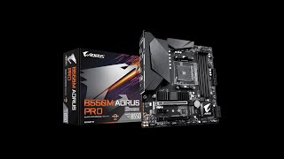 GIGABYTE B550M AORUS PRO Motherboard Unboxing and Overview [upl. by Rebhun]