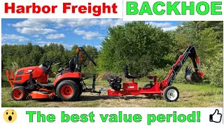 Harbor Freight Backhoe AMAZING VALUE [upl. by Meng362]