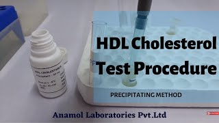 HDL CHOLESTEROL – PRECIPITATING METHOD  HDL Cholesterol PPT Test Procedure [upl. by Xavier44]