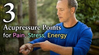 3 Common Acupressure Points Everyone Should Know Pain Stress Energy [upl. by Minardi]