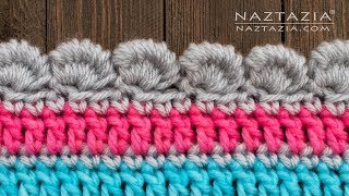 HOW to CROCHET BULLION STITCH BORDER  Stitchorama by Naztazia [upl. by Verdi]