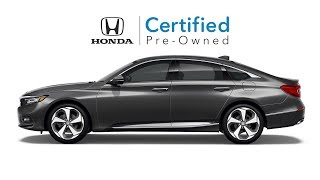 Why Consider a Honda Certified PreOwned Vehicle [upl. by Ainat]