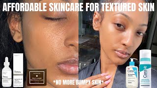 Affordable Skincare for Textured Skin How to get smooth skin  Black Girl Friendly Sunscreen [upl. by Annia560]