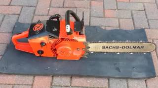 Sachs Dolmar KMS 4 Wankel Chain saw [upl. by Azilanna]