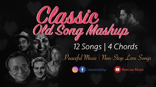 Classic Old Song Mashup  NonStop Old Bollywood Songs  Love Songs  Peaceful Music  Reeshabh P [upl. by Dorene]