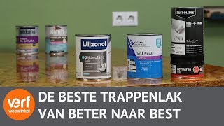 Welke verf gebruik je voor een trap [upl. by Kcirre]