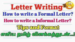 How to write a Formal Letter amp Informal Letter easilyTips amp Format for class 6th to 12th [upl. by Auohc]