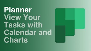 Microsoft Planner  My Tasks  Charts and Schedule Views [upl. by Brindle86]