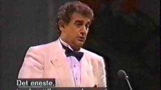 Placido Domingo sings E lucevan le stelle [upl. by Yessak]