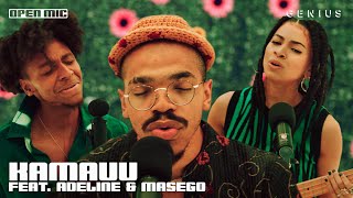 KAMAUU feat Adeline amp Masego quotMANGO Remixquot Live Performance  Open Mic [upl. by Ilajna524]