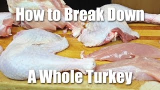 Breaking Down a Whole Turkey [upl. by Louanne]