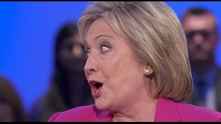 Hillary Clinton booed at town hall [upl. by Adnorrehs877]