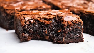 The Best Fudgy Brownies Recipe  Simple Way Of Making The Perfect Fudgy Brownies [upl. by Nylareg]