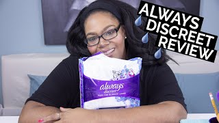 Always Discreet Pads Review [upl. by Elysha736]