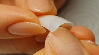 Żel na tipsie mlecznym krok po kroku  Nail Tips Extensions Step by Step Tutorial [upl. by Embry560]