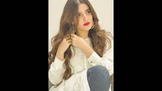 Pakistani actress Hareem Farooq in White dress [upl. by Suh]