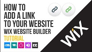 How to Add Links to Your Site  WIX website builder [upl. by Anaibaf]