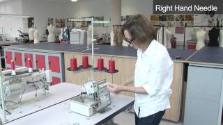 Threading the Overlock Machine [upl. by Nauqes]