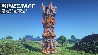 Minecraft How to Build a Medieval Tower [upl. by Yrbua]