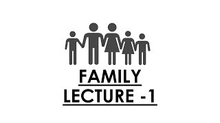 Sociology for UPSC  IAS  Family 1  Lecture 91 [upl. by Lilia]