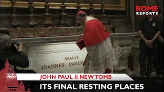 First Images of John Paul IIs new tomb [upl. by Negris]